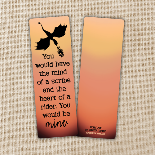 Mind of a Scribe Iron Flame Bookmark