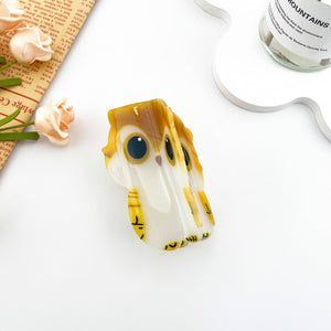 Lovely Owl Animal PVC Hair Claw Clip: