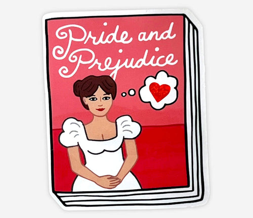 Pride and Prejudice Book Sticker