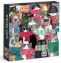 Wintry Cats 500 Piece Puzzle