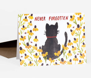 Never Forgotten (Cat) Card