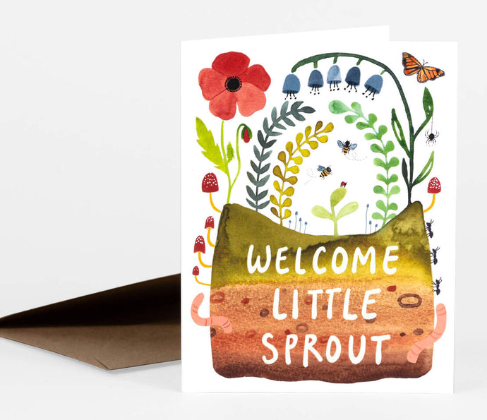 Welcome Little Sprout Card