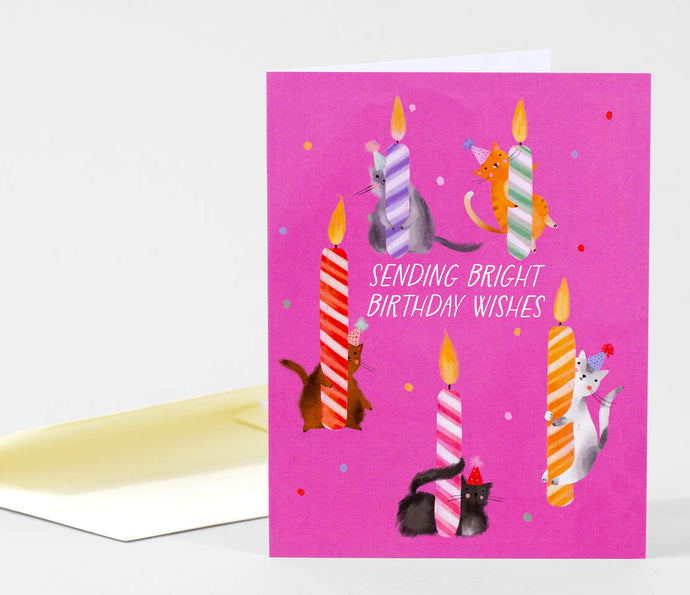 Sending Bright Birthday Wishes Card