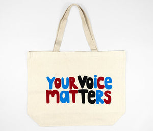 Your Voice Matters Tote Bag