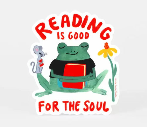 Reading Is Good For The Soul Sticker