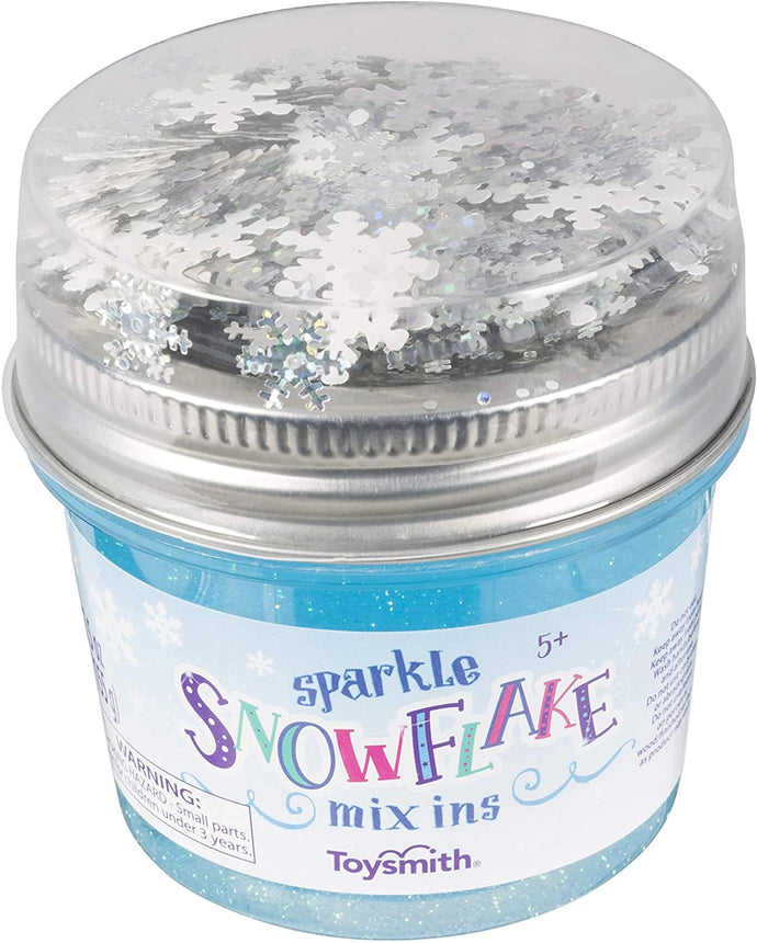 Sparkle Snowflake Mix Ins Slime