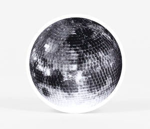 Disco Moon Sticker