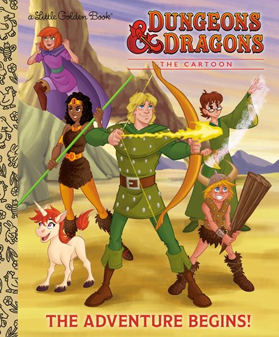 Dungeons and Dragons The Adventure Begins Little Golden Book